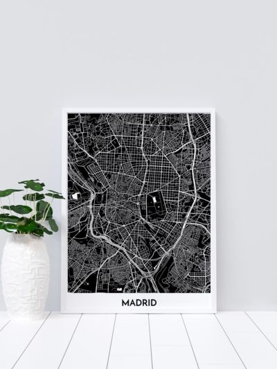 Alternative view of Mapa decorativo de Madrid
