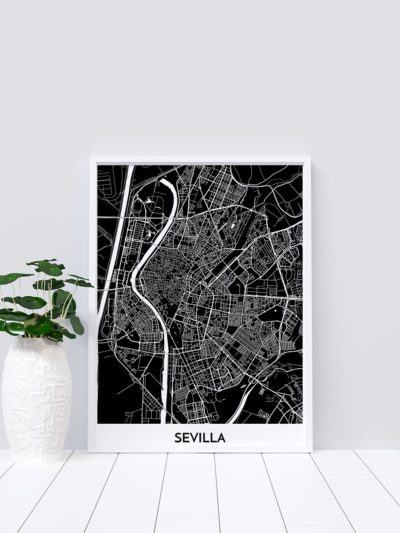 Alternative view of Mapa decorativo de Sevilla